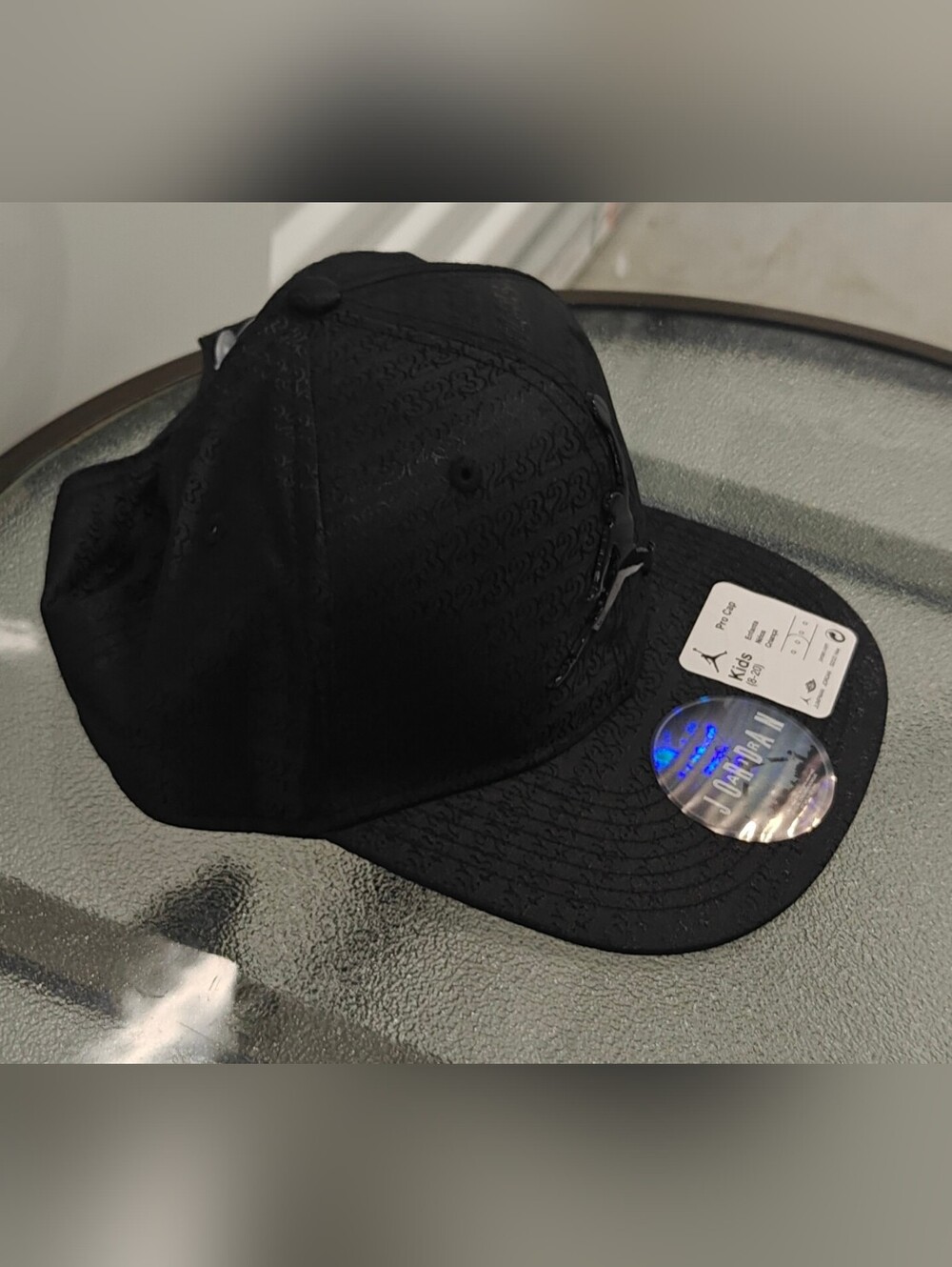 Youth Nike Air Jordan Jumpman Snapback Cap Allover Print Black
